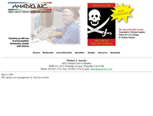 Tablet Screenshot of amadioinc.com